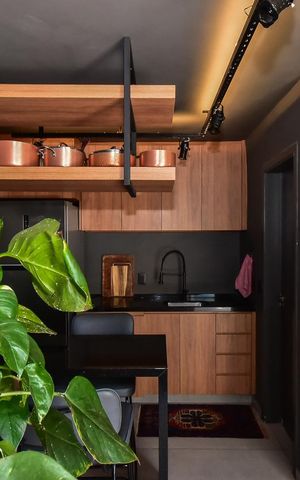 Apartamento para alugar com 120m², 1 quarto e 2 vagasCozinha da Cobertura
