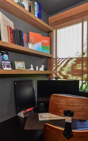 Apartamento para alugar com 120m², 1 quarto e 2 vagasEscritório