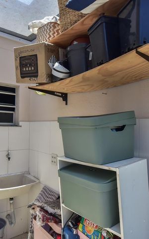 Apartamento para alugar com 120m², 1 quarto e 2 vagasÁrea de Serviço da Cobertura