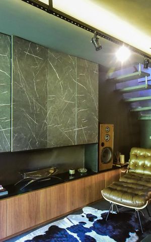 Apartamento para alugar com 120m², 1 quarto e 2 vagasSala