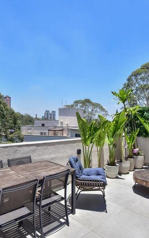 Apartamento para alugar com 120m², 1 quarto e 2 vagasCobertura