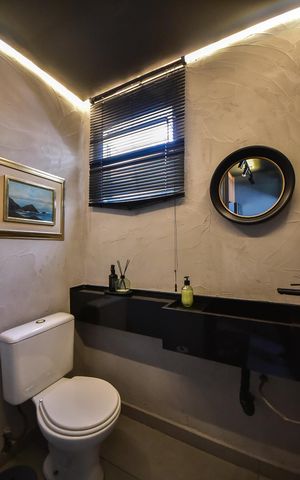Apartamento para alugar com 120m², 1 quarto e 2 vagasLavabo da Cobertura