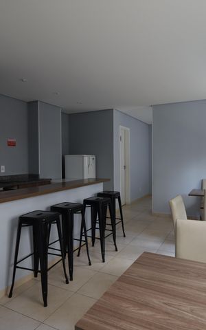 Apartamento à venda com 40m², 2 quartos e 1 vagaÁrea comum - Salão de festas