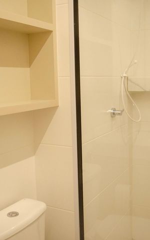 Studio à venda com 50m², 1 quarto e 1 vaga Studio à venda com 50m², 1 quarto e 1 vagaBanheiro Social