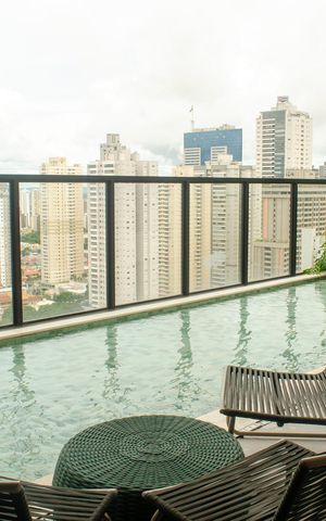 Studio à venda com 50m², 1 quarto e 1 vaga Studio à venda com 50m², 1 quarto e 1 vagaÁrea comum