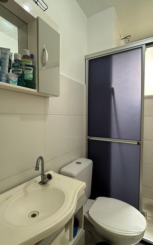 Apartamento para alugar com 42m², 2 quartos e 1 vaga Apartamento para alugar com 42m², 2 quartos e 1 vagaBanheiro