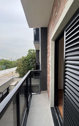 Apartamento à venda com 40m², 2 quartos e 1 vagaQuarto 1 Varanda