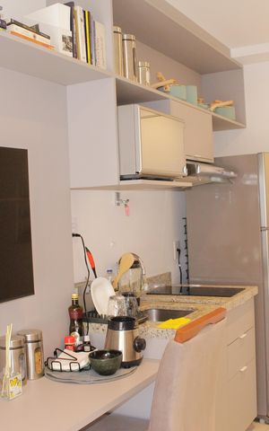Studio à venda com 50m², 1 quarto e sem vagaCozinha