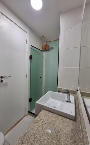 Apartamento à venda com 58m², 2 quartos e 1 vaga Apartamento à venda com 58m², 2 quartos e 1 vagaBanheiro da suíte