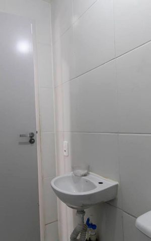 Apartamento à venda com 34m², 2 quartos e sem vaga Apartamento à venda com 34m², 2 quartos e sem vagaBanheiro