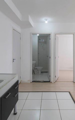 Apartamento à venda com 34m², 2 quartos e sem vaga Apartamento à venda com 34m², 2 quartos e sem vagaSala/Cozinha