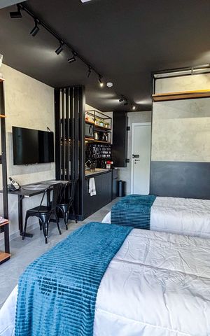 Studio à venda com 26m², 1 quarto e sem vaga Studio à venda com 26m², 1 quarto e sem vagaStudio