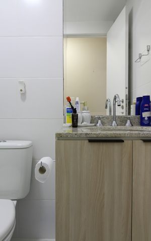 Apartamento à venda com 68m², 2 quartos e 1 vagaBanheiro Social