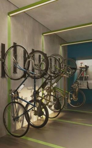 Studio à venda com 25m², 1 quarto e sem vaga Studio à venda com 25m², 1 quarto e sem vagaBicicletário