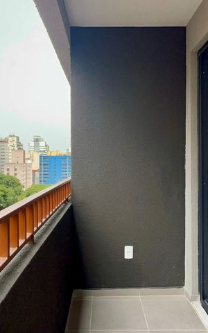 Studio à venda com 25m², 1 quarto e sem vaga Studio à venda com 25m², 1 quarto e sem vagaVaranda