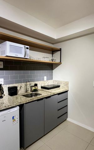 Studio à venda com 34m², 1 quarto e sem vaga