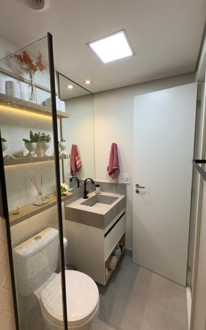 Apartamento à venda com 54m², 2 quartos e 1 vagaBanheiro
