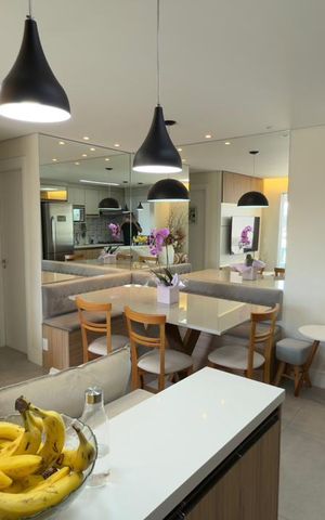 Apartamento à venda com 54m², 2 quartos e 1 vagaSala/Cozinha