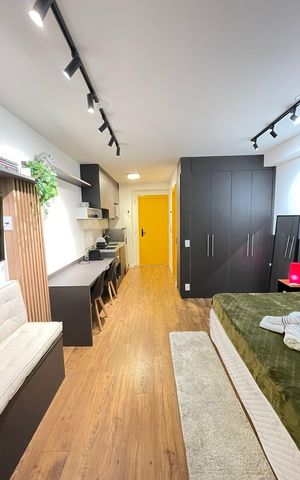 Studio à venda com 27m², 1 quarto e sem vaga Studio à venda com 27m², 1 quarto e sem vagaStudio