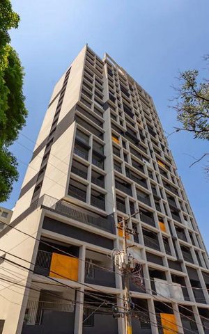 Studio à venda com 27m², 1 quarto e sem vaga Studio à venda com 27m², 1 quarto e sem vagaFachada