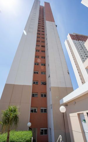 Apartamento à venda com 44m², 2 quartos e 1 vagaFachada do bloco