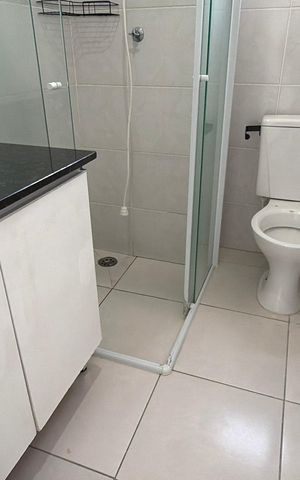 Apartamento para alugar com 33m², 1 quarto e sem vaga Apartamento para alugar com 33m², 1 quarto e sem vagaBanheiro