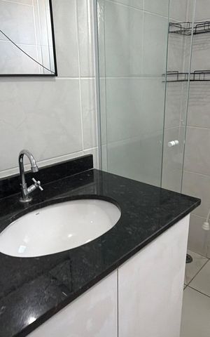 Apartamento para alugar com 33m², 1 quarto e sem vaga Apartamento para alugar com 33m², 1 quarto e sem vagaBanheiro
