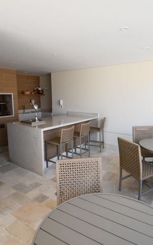 Studio para alugar com 43m², 1 quarto e 1 vagaÁrea comum - Churrasqueira