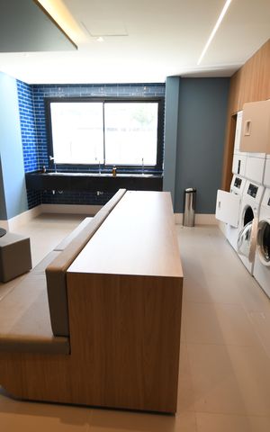 Studio para alugar com 43m², 1 quarto e 1 vagaLavanderia