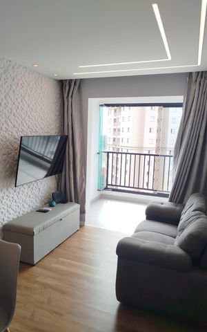 Apartamento à venda com 49m², 2 quartos e 1 vaga Apartamento à venda com 49m², 2 quartos e 1 vagaSala