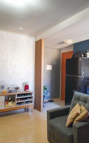 Apartamento à venda com 47m², 2 quartos e 1 vagaSala