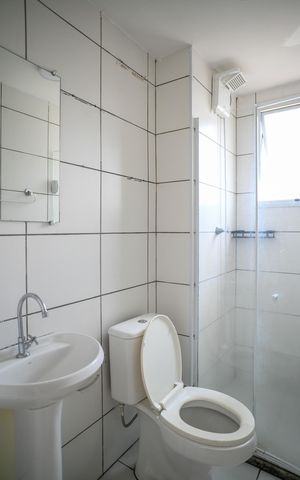 Apartamento para alugar com 50m², 2 quartos e sem vaga Apartamento para alugar com 50m², 2 quartos e sem vagaBanheiro