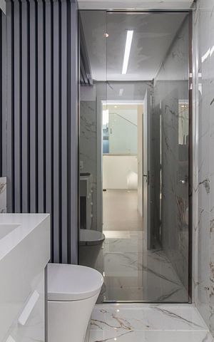 Casa de condomínio à venda com 309m², 3 quartos e 4 vagasBanheiro Social
