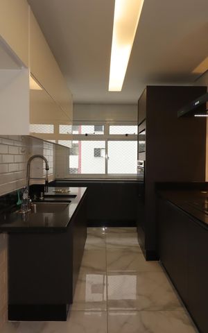 Apartamento para alugar com 105m², 2 quartos e 2 vagasCozinha