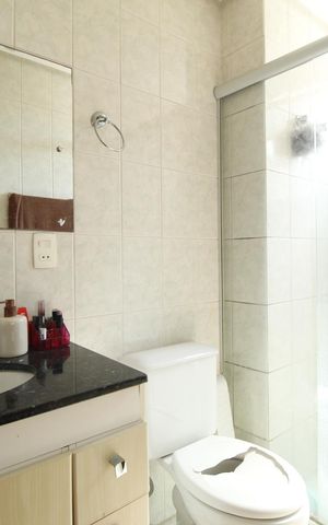 Apartamento à venda com 104m², 3 quartos e 1 vagaBanheiro da Suíte 1