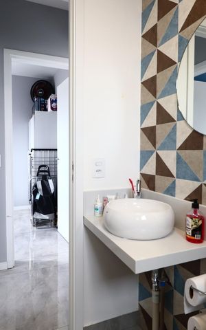 Apartamento à venda com 49m², 2 quartos e 1 vagaBanheiro Social