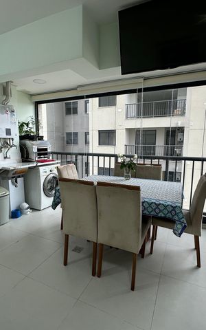 Apartamento à venda com 38m², 1 quarto e 1 vaga Apartamento à venda com 38m², 1 quarto e 1 vagaSala
