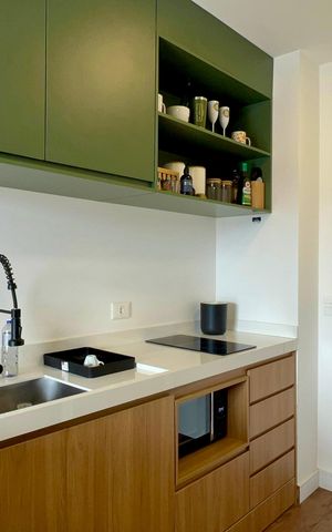 Studio à venda com 26m², 1 quarto e sem vaga Studio à venda com 26m², 1 quarto e sem vagaCozinha