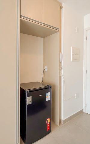 Studio à venda com 28m², 1 quarto e sem vaga Studio à venda com 28m², 1 quarto e sem vagaCozinha
