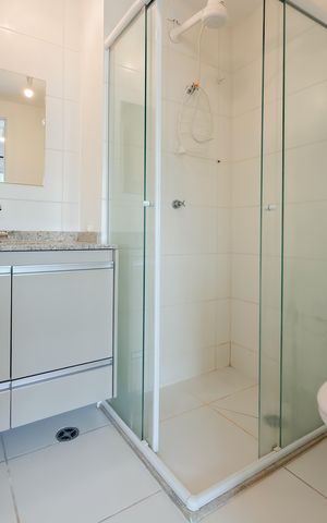 Studio à venda com 28m², 1 quarto e sem vaga Studio à venda com 28m², 1 quarto e sem vagaBanheiro