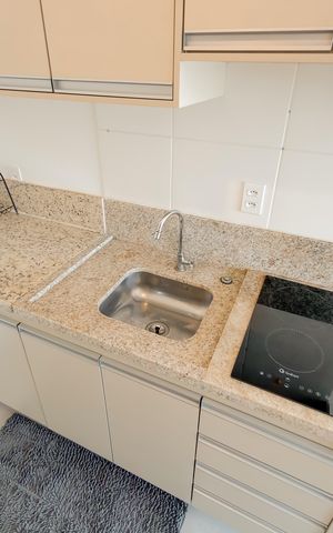 Studio à venda com 28m², 1 quarto e sem vaga Studio à venda com 28m², 1 quarto e sem vagaCozinha