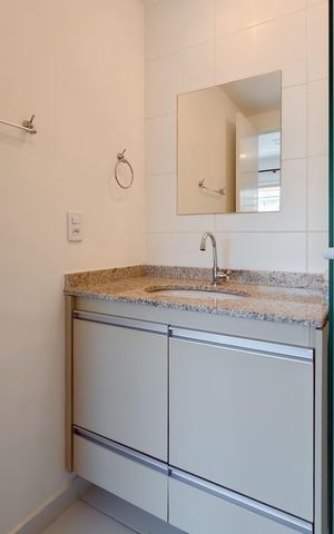 Studio à venda com 28m², 1 quarto e sem vaga Studio à venda com 28m², 1 quarto e sem vagaBanheiro