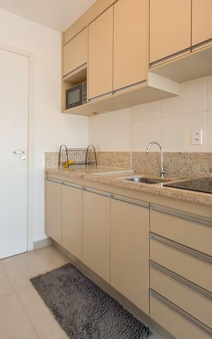 Studio à venda com 28m², 1 quarto e sem vaga Studio à venda com 28m², 1 quarto e sem vagaCozinha