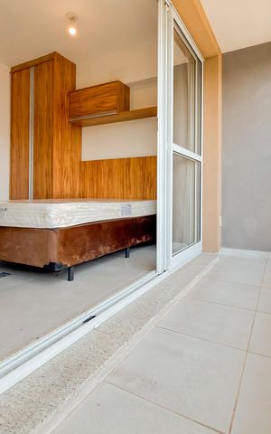 Studio à venda com 28m², 1 quarto e sem vaga Studio à venda com 28m², 1 quarto e sem vagaVaranda