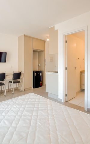 Studio à venda com 28m², 1 quarto e sem vaga Studio à venda com 28m², 1 quarto e sem vagaStudio