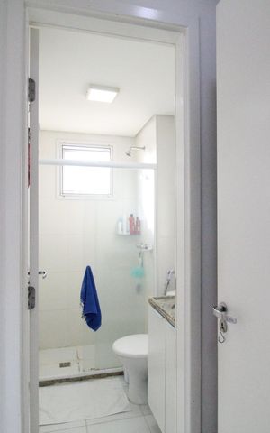 Apartamento à venda com 64m², 2 quartos e 1 vagaBanheiro social