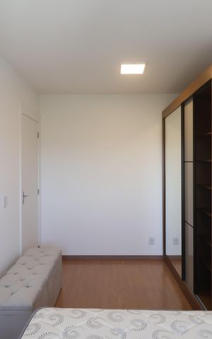 Apartamento à venda com 54m², 2 quartos e 1 vagaQuarto 2