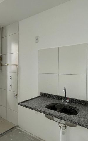 Apartamento para alugar com 45m², 2 quartos e 1 vaga Apartamento para alugar com 45m², 2 quartos e 1 vagaCozinha e Área de Serviço