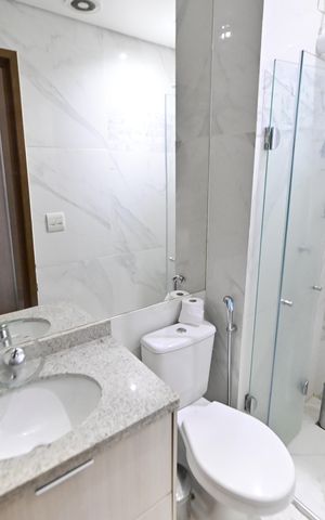 Apartamento para alugar com 52m², 1 quarto e 1 vaga Apartamento para alugar com 52m², 1 quarto e 1 vagaBanheiro Suíte