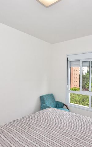 Apartamento à venda com 58m², 1 quarto e 2 vagasSuíte 